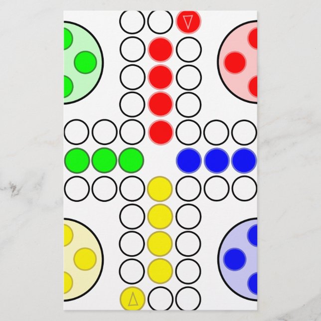 Papeterie Jeu de société de classique de Ludo (Devant)