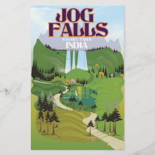 Papeterie Jog Falls, Jog Falls, Sagara taluk de Karnataka