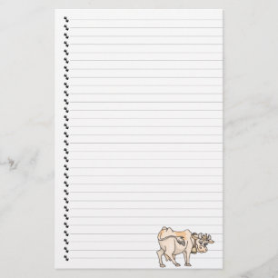 Papeterie Joli Dessin Cartoon Vache Linked Animal Papier