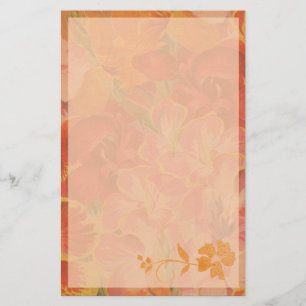 Papeterie Joli Orange automne floral