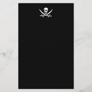 Papeterie Jolly roger drapeau de pirate