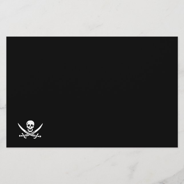 Papeterie Jolly roger drapeau de pirate (Devant)