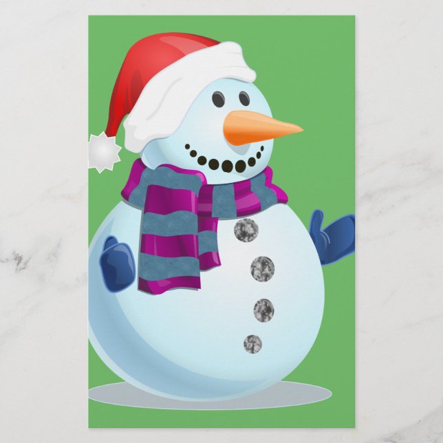 Papeterie Jolly Snowman (Devant)