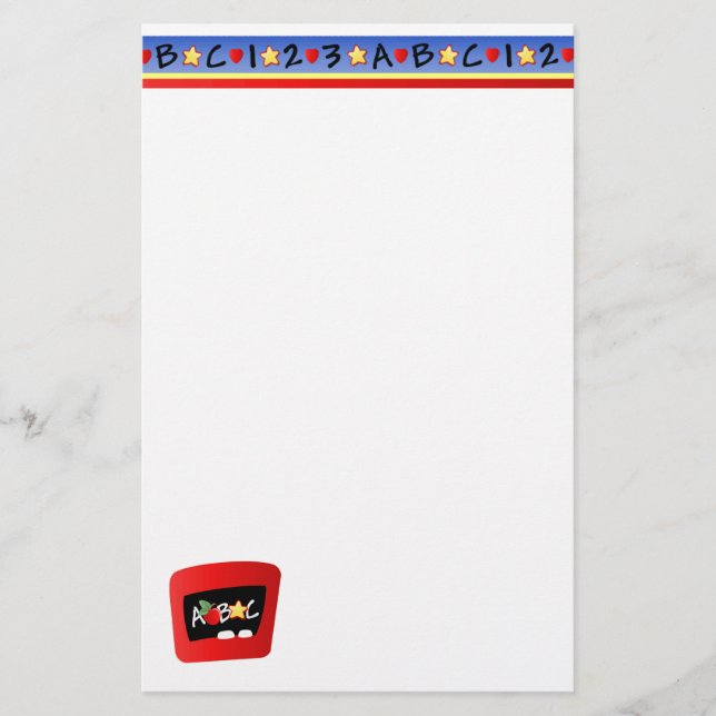 Papeterie Jours d'école d'ABC (Devant)