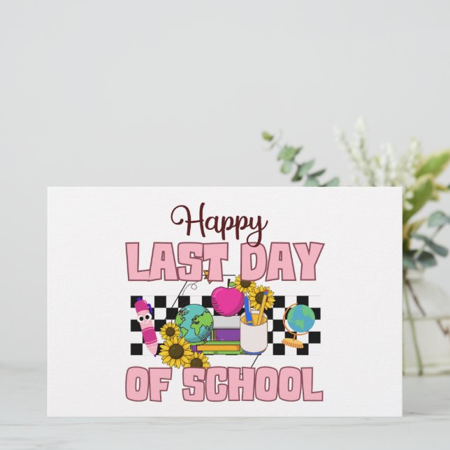 Papeterie Joyeuse Dernière journée d'école (Debout devant)