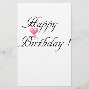 Papeterie Joyeux Amour d'anniversaire