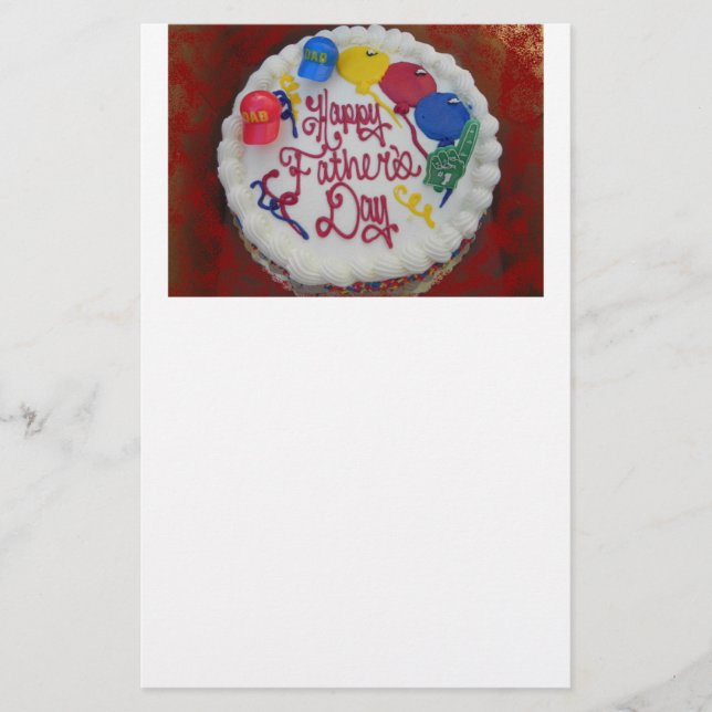 Papeterie Joyeux gâteau à la Fête des pères (Devant)