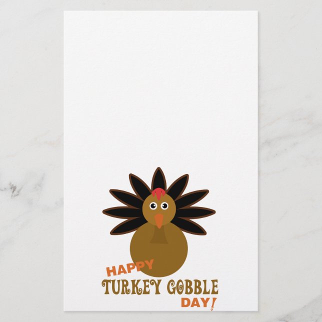Papeterie Joyeux Jour de la grogne turque Thanksgiving (Devant)