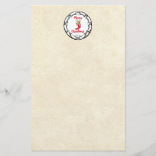 Papeterie Joyeux Ours En Teddy Noël Dans Cadre Vintage