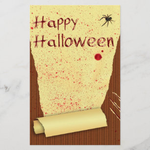 Papeterie Joyeux papier peint Halloween sanglant