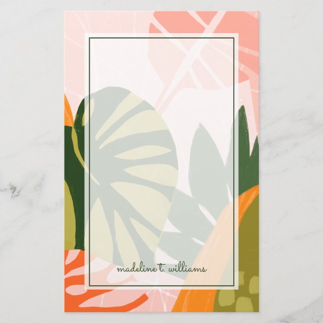 Papeterie Jungle Collage I (Devant)