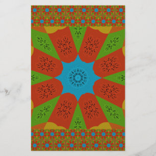 Papeterie Kaleidoscope Bloom Une Vibrante couleur d'impressi