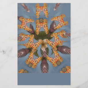 Papeterie Kaleidoscope Giraffe Mandala : Safari Art Abstrait
