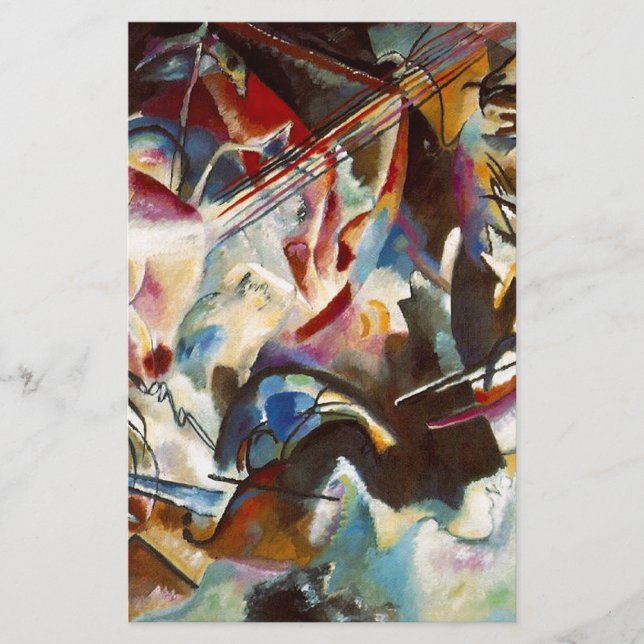 Papeterie Kandinsky Composition VI Peinture Abstraite (Devant)