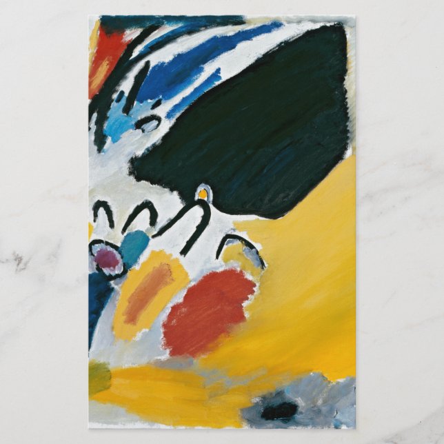 Papeterie Kandinsky Impression III Concert Peinture Abstrait (Devant)