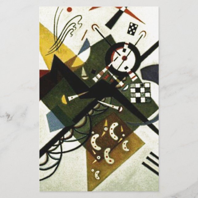 Papeterie Kandinsky sur blanc II (Devant)