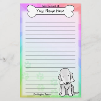 Papeterie Kawaii Bedlington Terrier