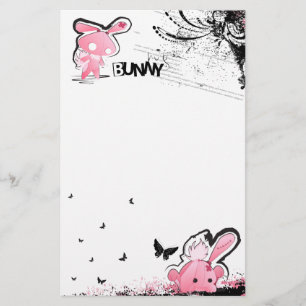 Papeterie Kawaii emo Stationery Bunny Rose