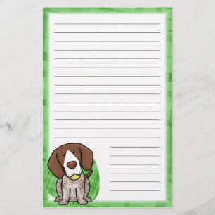 Papeterie Kawaii German Shorthair Stationery (Lined)