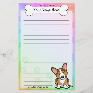 Papeterie Kawaii Sable Cardigan Welsh Corgi