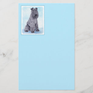 Papeterie Kerry Blue Terrier peinture mignonne Chien d'origi