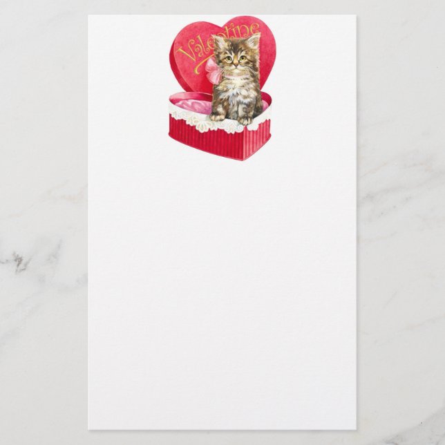 Papeterie Kitten dans Candy Box (Devant)