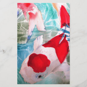 Papeterie Kohaku Koi 2 Poissons japonais