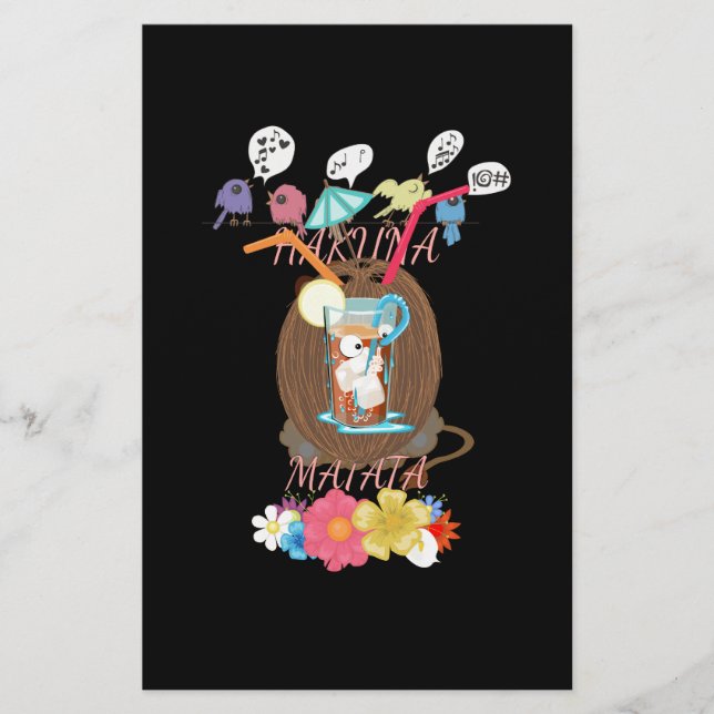 Papeterie La générosité de la nature tropicale" La citronnel (Devant)