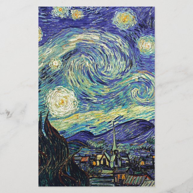Papeterie La Nuit étoilée de van Gogh (Devant)
