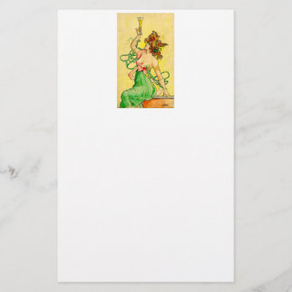 Papeterie Lady Champaine Art Nouveau