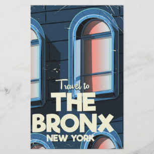 Papeterie L'affiche de voyage du Bronx New York City
