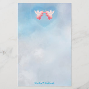 Papeterie L'amour incroyable des cochons volants