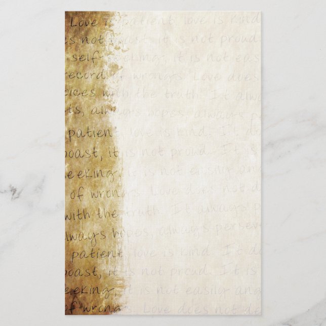 Papeterie L'amour Vintage est patient (Devant)