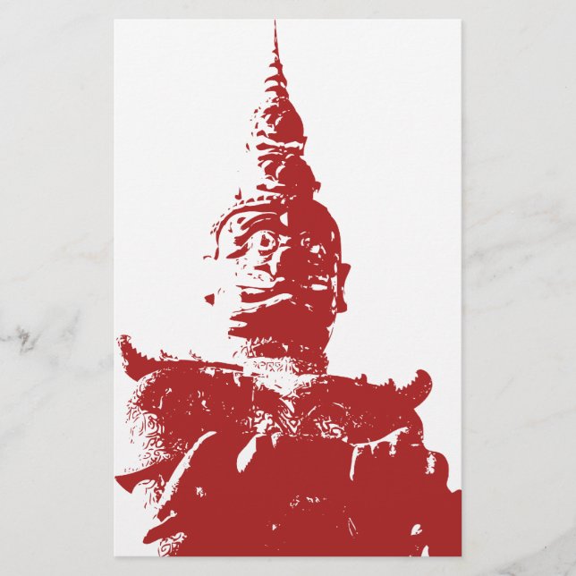 Papeterie Lao Giant Guardian .. Parc du Bouddha, Vientiane,  (Devant)