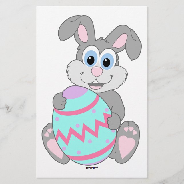 Papeterie Lapin de Pâques (Devant)