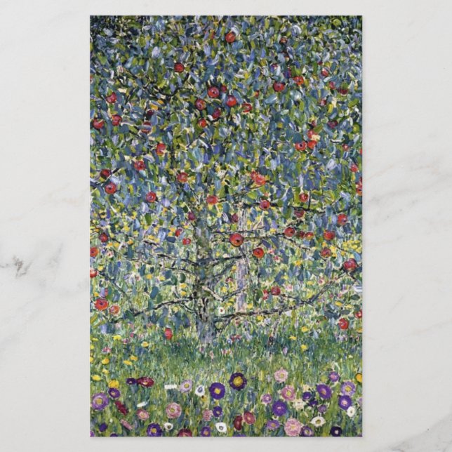 Papeterie L'arbre aux pommes (par Gustav Klimt) (Devant)