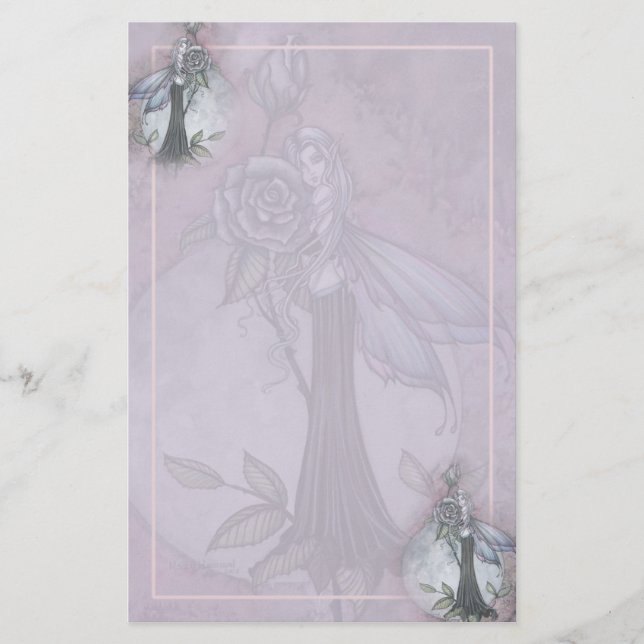 Papeterie Lavender Rose Fairy de Molly Harrison (Devant)