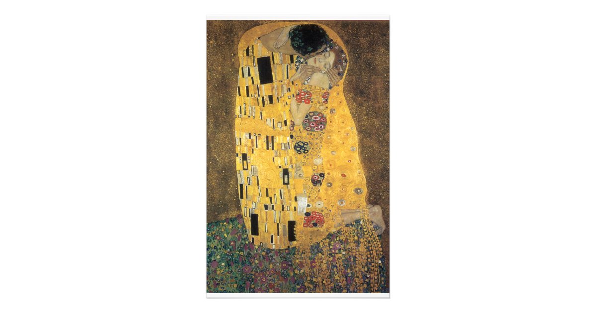 Papeterie Le baiser, reproduction, peinture de Gustav Klimt, | Zazzle.fr