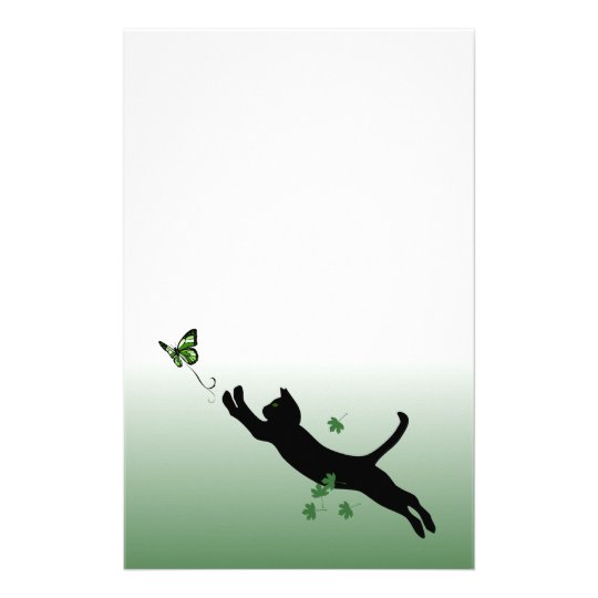 Papeterie Le Chat Et Le Papillon Zazzle Fr