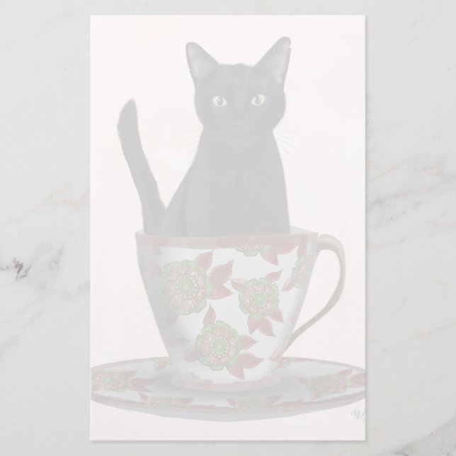 Papeterie Le Chat noir à la télé (Devant)