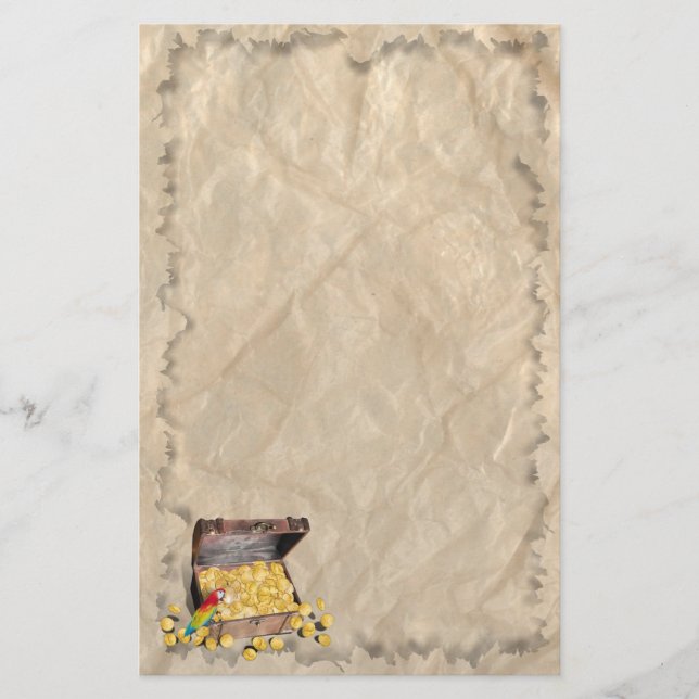 Papeterie Le coffre au trésor d'un pirate (Devant)