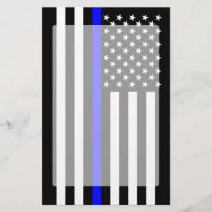 Papeterie Le drapeau américain mince symbolique de Blue Lin