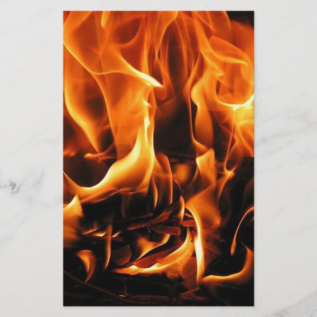 Papeterie Le feu, flammes (Devant)