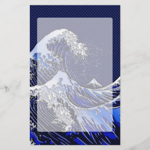 Papeterie Le grand carbone de la vague de Hokusai