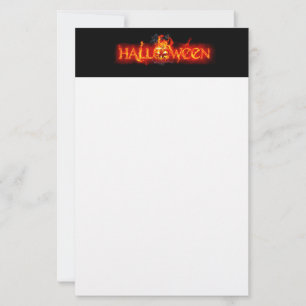 Papeterie Le lettrage de SlipperyJoe's Halloween massivement
