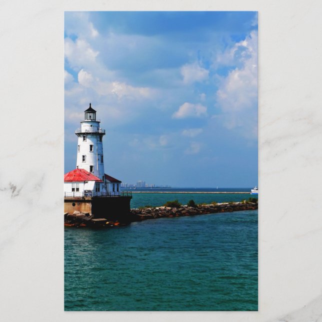Papeterie Le phare de Chicago (Devant)