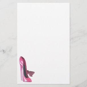 Papeterie Le stylet rose chausse l'art