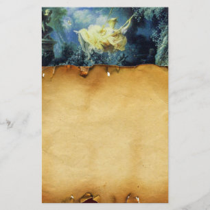 Papeterie LE SWING, Parchemin Brown, bleu vert jaune