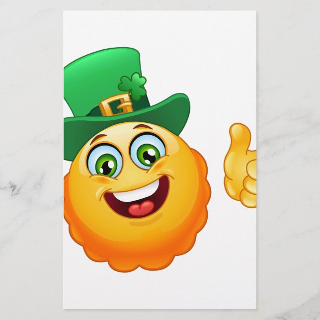 Papeterie leprechaun emoji (Devant)