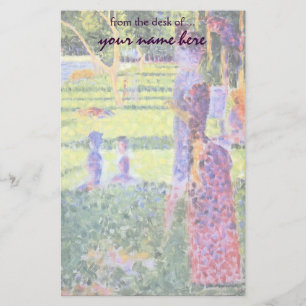 Papeterie Les couples par Georges Seurat, Pointillism